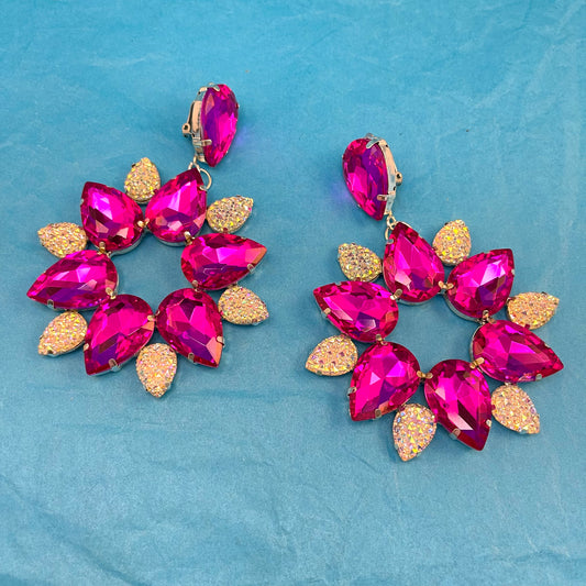 Fuchsia Earrings (other colours available on request)