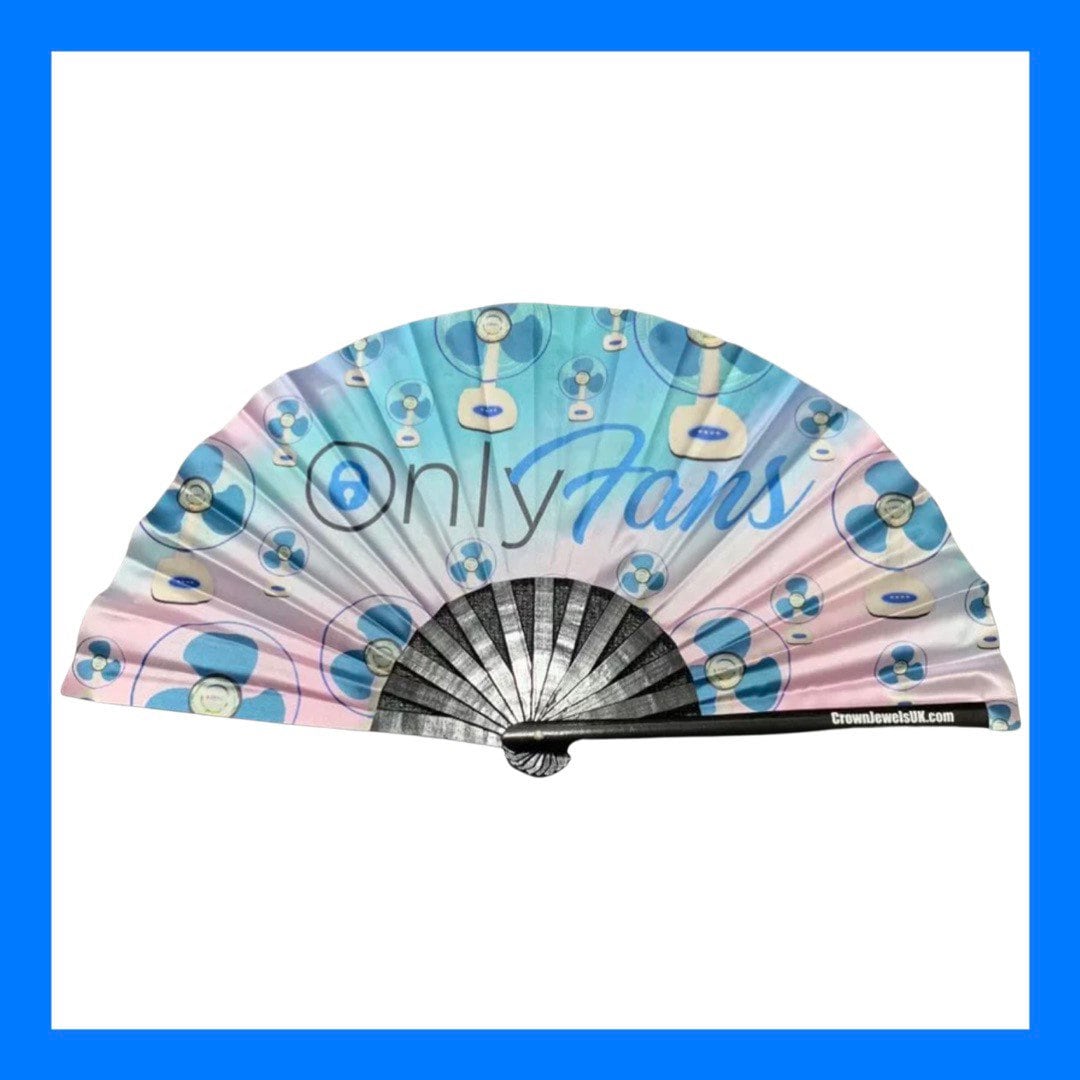 OnlyFans Fan, OF, Drag Queen Bamboo Hand Fan, Fans, Clack Fan, Loud Fan, Bang Fan